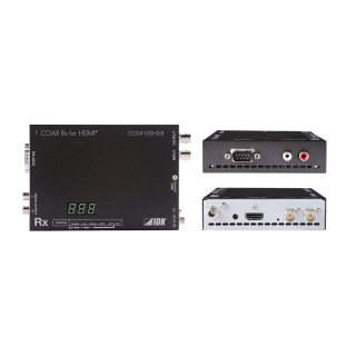 Récepteur HDMI sur câble coaxial IDK IDK-COS-R100HD-B | transmission HD | longue distance IDK