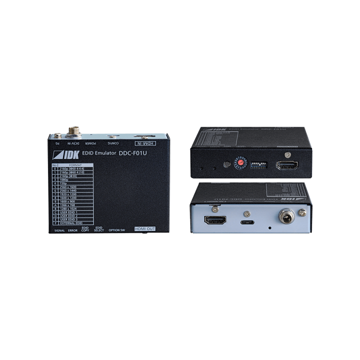 Émulateur EDID HDMI IDK IDK-DDC-F01U | 4K@60 | égaliseur de câble HDMI IDK