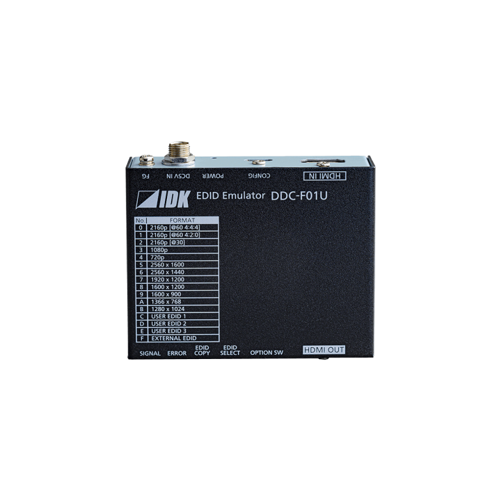 Émulateur EDID HDMI IDK IDK-DDC-F01U | 4K@60 | égaliseur de câble HDMI IDK