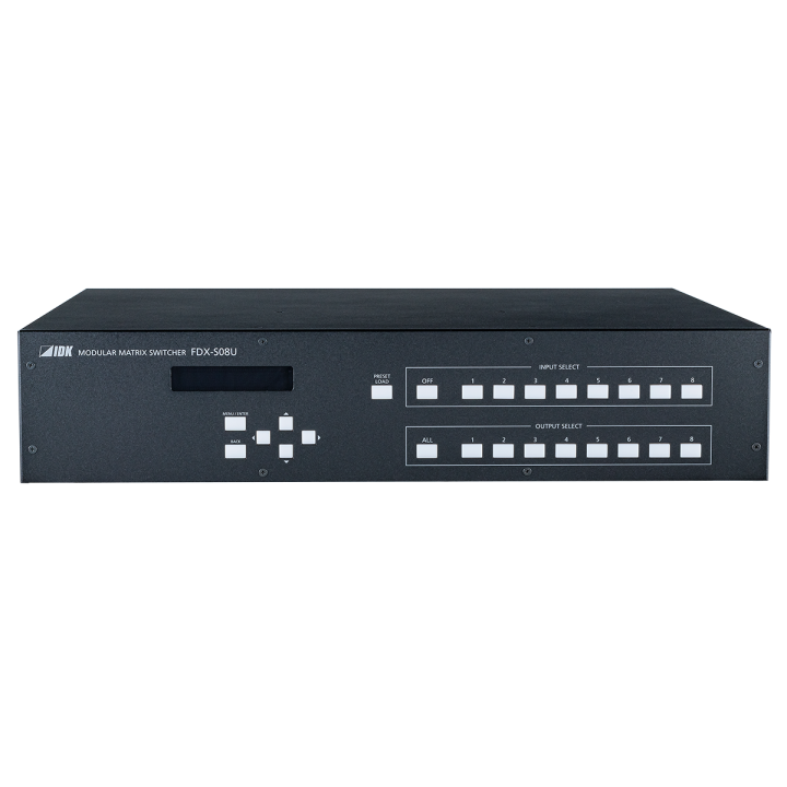 Châssis matrice modulaire IDK IDK-FDX-S08U | 8x8 | 4K@60 (4:4:4) IDK