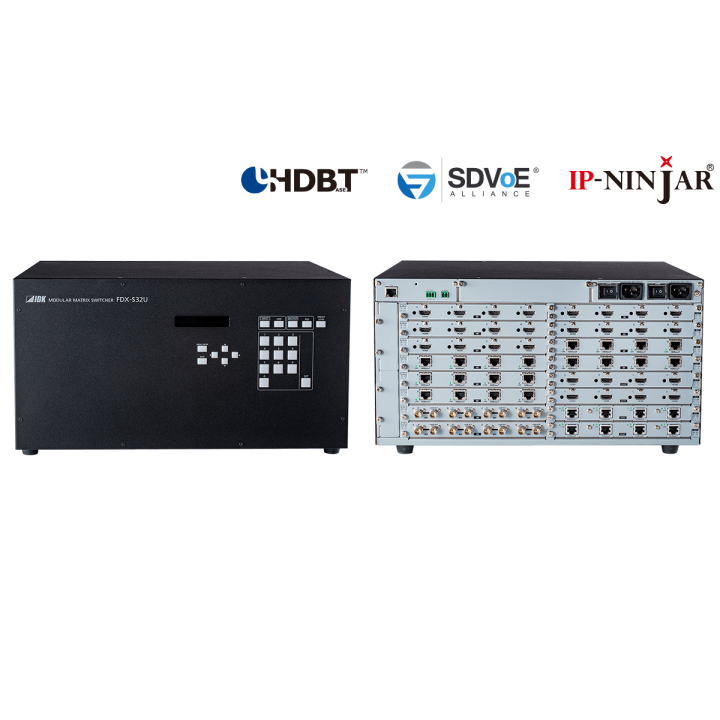 Châssis matrice modulaire IDK IDK-FDX-S32U | 4K@60 4:4:4 | 32x32 IDK