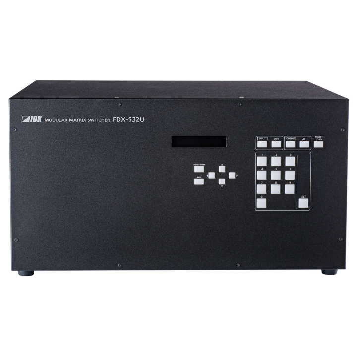 Châssis matrice modulaire IDK IDK-FDX-S32U | 4K@60 4:4:4 | 32x32 IDK