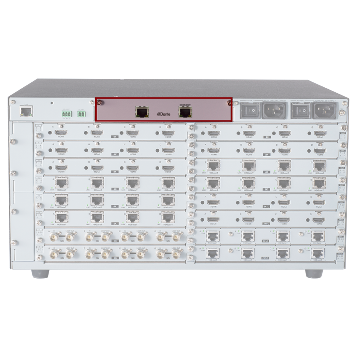 Carte audio Dante IDK IDK-FDX-SAB64D | 64 entrées/64 sorties | faible latence audio réseau IDK