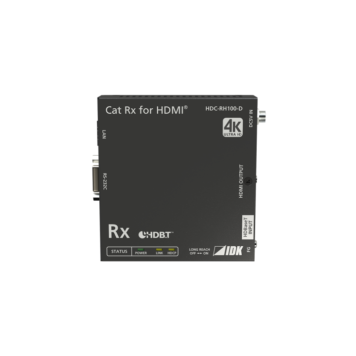 Récepteur HDBaseT IDK IDK-HDC-RH100-D | 4K@60 | transmission HDMI longue distance IDK