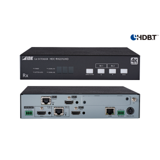 Récepteur HDBaseT IDK IDK-HDC-RH221UHD | 4K@60 | 2 entrées / 3 sorties IDK