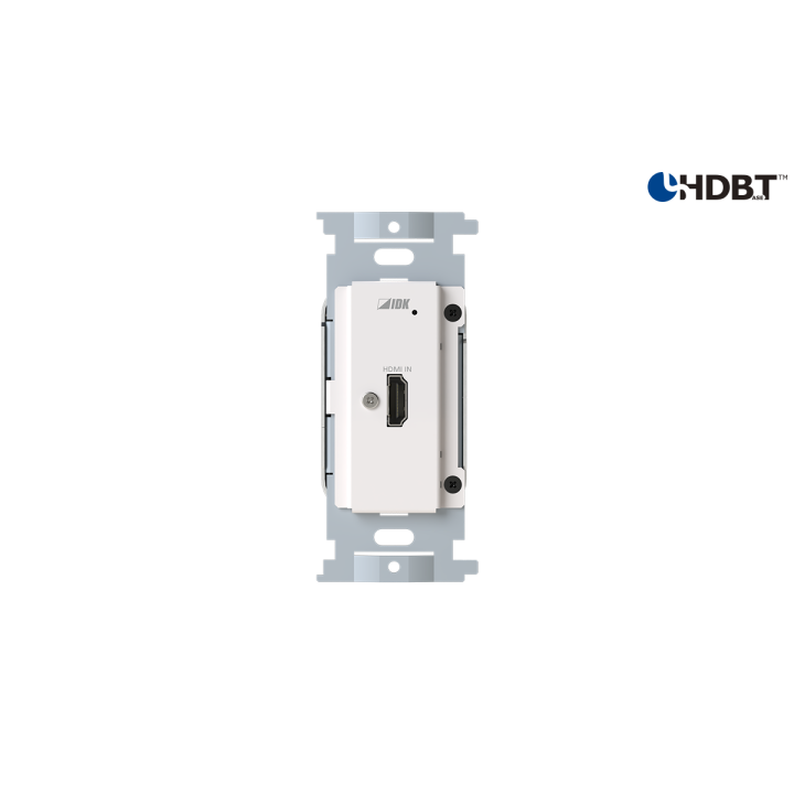 Plaque murale émetteur HDBaseT IDK IDK-HDC-TH100WJ | 4K@60 | blanc (Japon) IDK