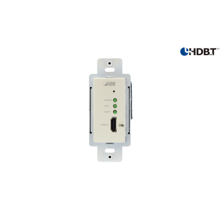 Plaque murale émetteur HDBaseT IDK IDK-HDC-TH100WP | 4K@60 | modèle US IDK