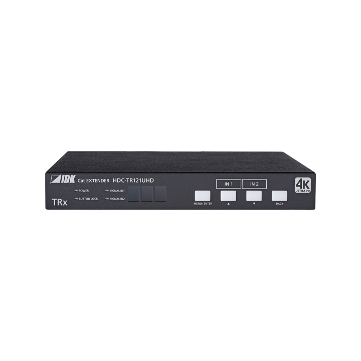 Émetteur-récepteur HDBaseT IDK IDK-HDC-TR121UHD | 4K@60 | 2 entrées / 2 sorties IDK
