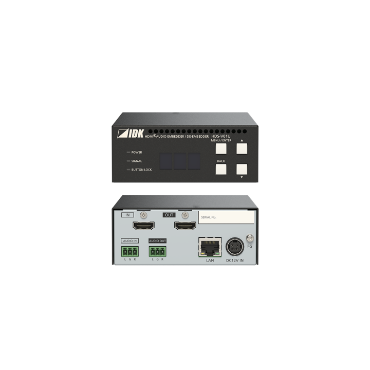 Embeddeur/Désembeddeur audio HDMI IDK IDK-HDS-V01U | 4K@60 | transmission HDMI longue distance IDK