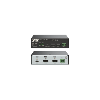 Sélecteur 4K@60 USB-C vers HDMI IDK IDK-IFC-H21U | 2 entrées | PD 75W IDK
