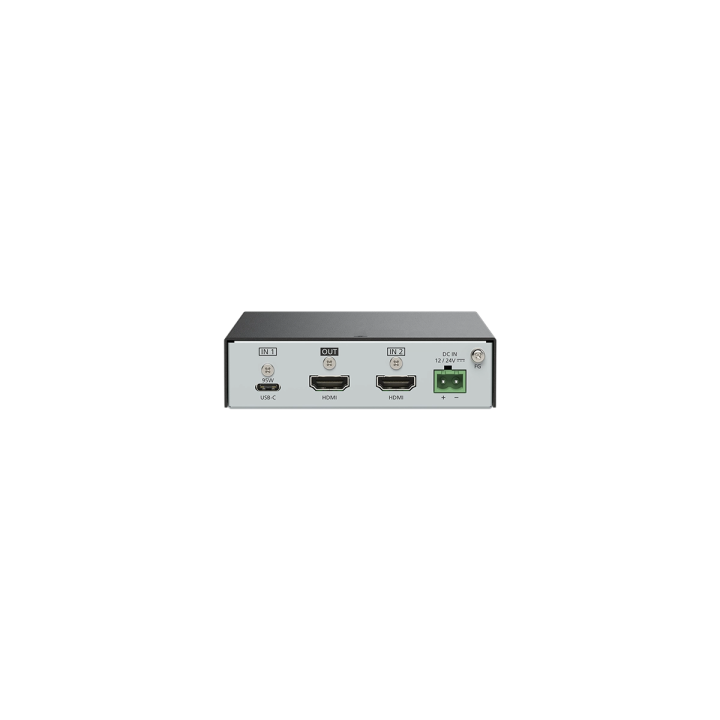 Sélecteur 4K@60 USB-C vers HDMI IDK IDK-IFC-H21U | 2 entrées | PD 75W IDK