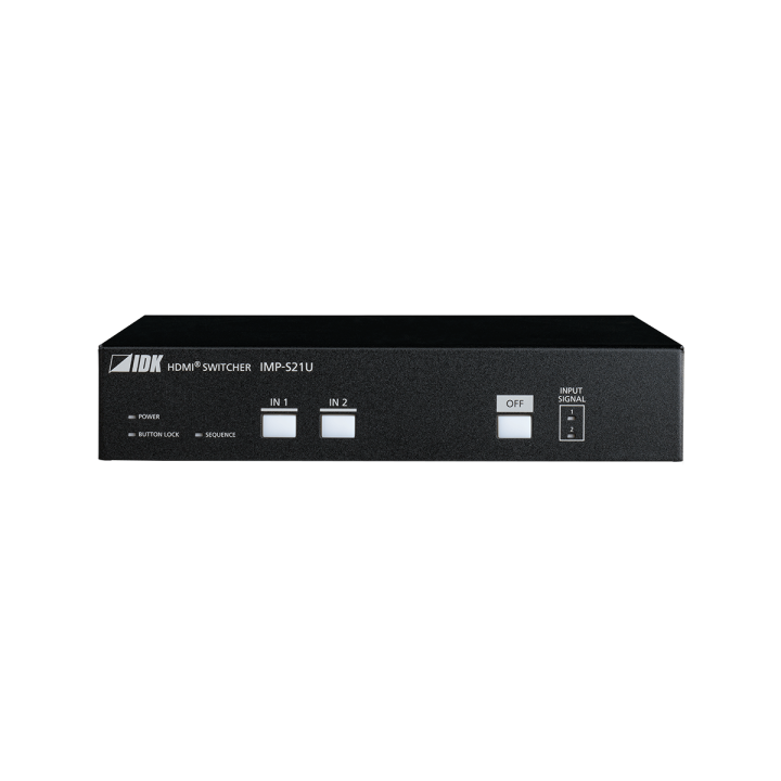 Sélecteur HDMI 4K@60 IDK IDK-IMP-S21U | 2 entrées / 1 sortie | HDR | audio intégré IDK