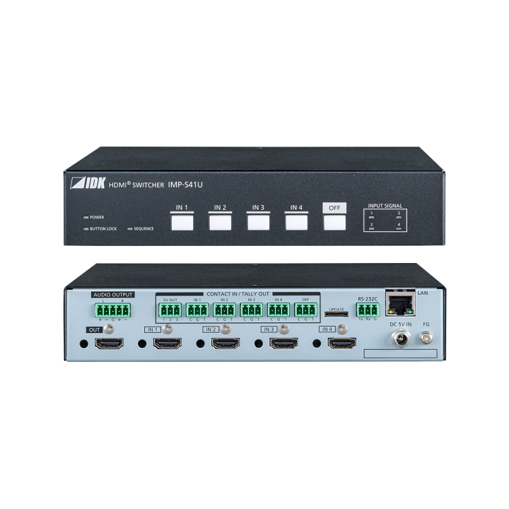 Sélecteur HDMI IDK IDK-IMP-S41U | 4K@60 | 4 entrées / 1 sortie IDK