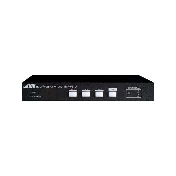 Sélecteur 4K@60 IDK IDK-IMP-V31U | HDMI/USB-C | 3 entrées / 1 sortie IDK