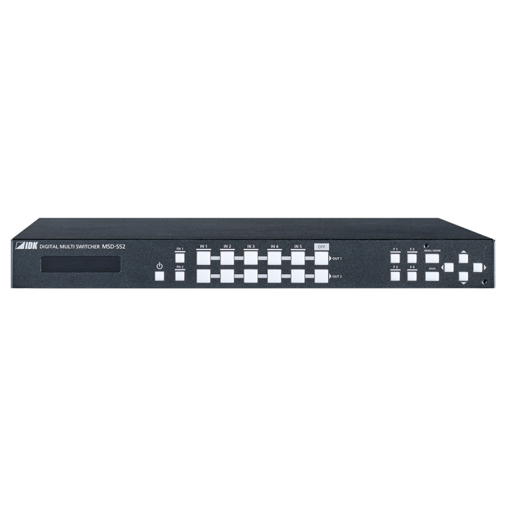 Sélecteur numérique IDK IDK-MSD-S52 | 5 entrées | 2 sorties IDK