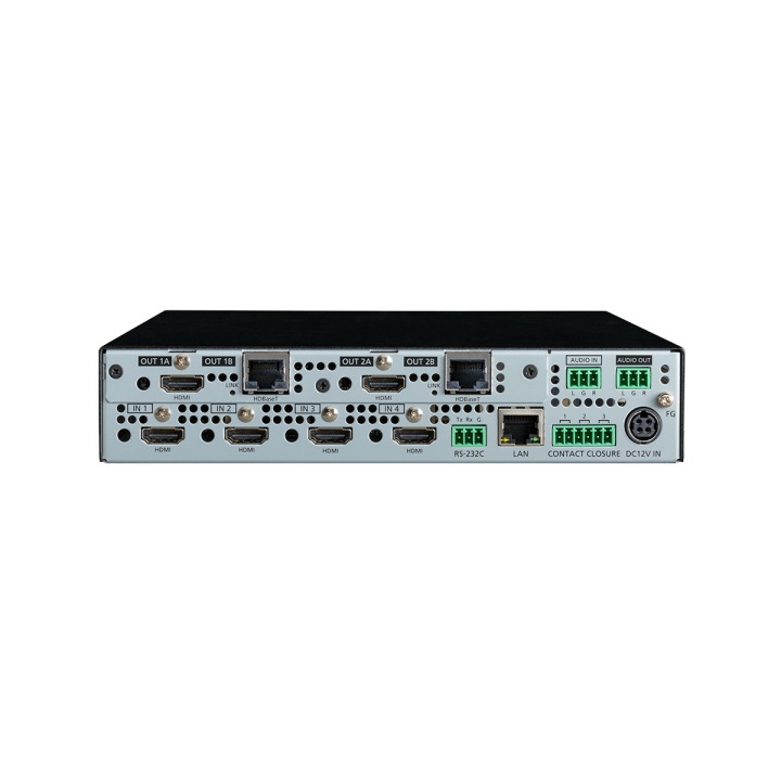 Sélecteur 4K@60 IDK IDK-MSD-V42UT | 4 entrées/2 sorties | sortie HDBaseT IDK