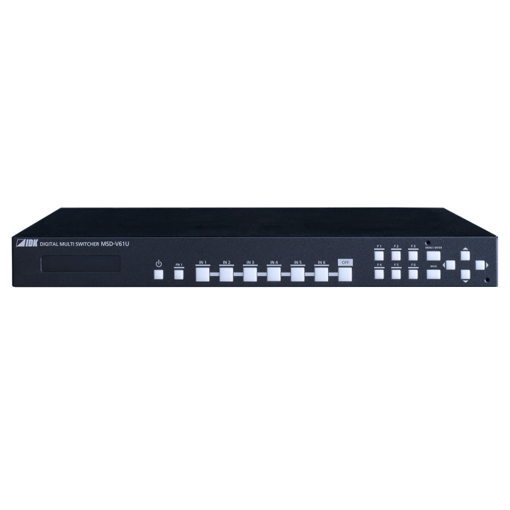 Sélecteur 4K@60 IDK IDK-MSD-V61UF | 6 entrées / 1 sortie | sortie SDVoE fibre IDK