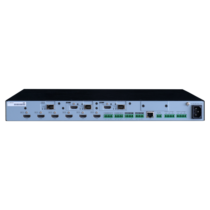 Sélecteur 4K@60 IDK IDK-MSD-V62UF | 6 entrées / 2 sorties | sortie SDVoE fibre IDK