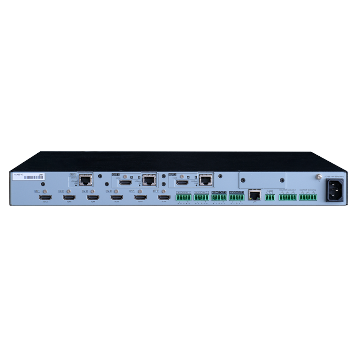 Sélecteur 4K@60 IDK IDK-MSD-V62UT | 6 entrées / 2 sorties | sortie HDBaseT IDK