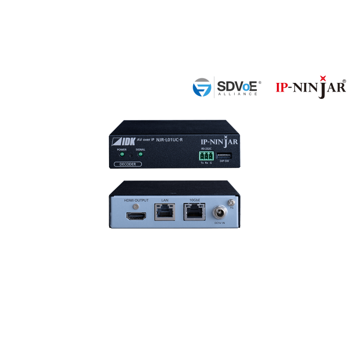 Décodeur HDMI 4K@60 IDK IDK-NJR-L01UC-R | modèle CAT | sortie UHD 60 Hz IDK