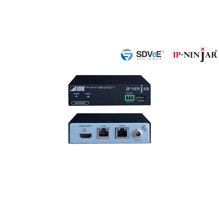 Encodeur HDMI 4K@60 IDK IDK-NJR-L01UC-T | streaming faible latence | modèle CAT IDK