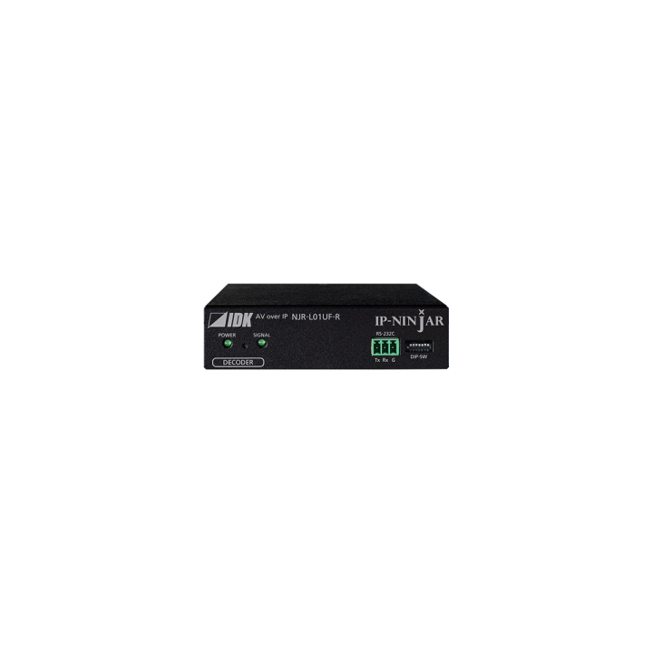 Décodeur 4K@60 HDMI Fibre IDK IDK-NJR-L01UF-R | module SFP+ vendu séparément | transmission longue distance IDK
