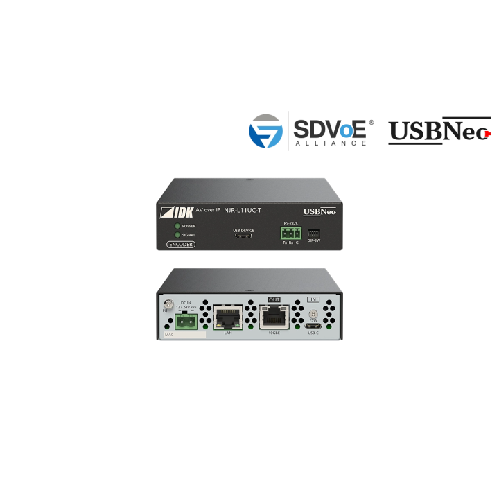 Encodeur vidéo IDK IDK-NJR-L11UC-T | 4K@60 | USB-C 1 entrée/1 sortie IDK