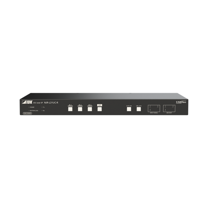 Décodeur 4K@60 HDMI et USB-C IDK IDK-NJR-L31UC-R | 3 entrées / 1 sortie | 4K@60Hz IDK