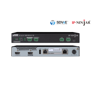 Émetteur-récepteur HDMI 4K@60 IDK IDK-NJR-P01UC-TR | extension sur câble CAT | transmission audio/vidéo UHD IDK
