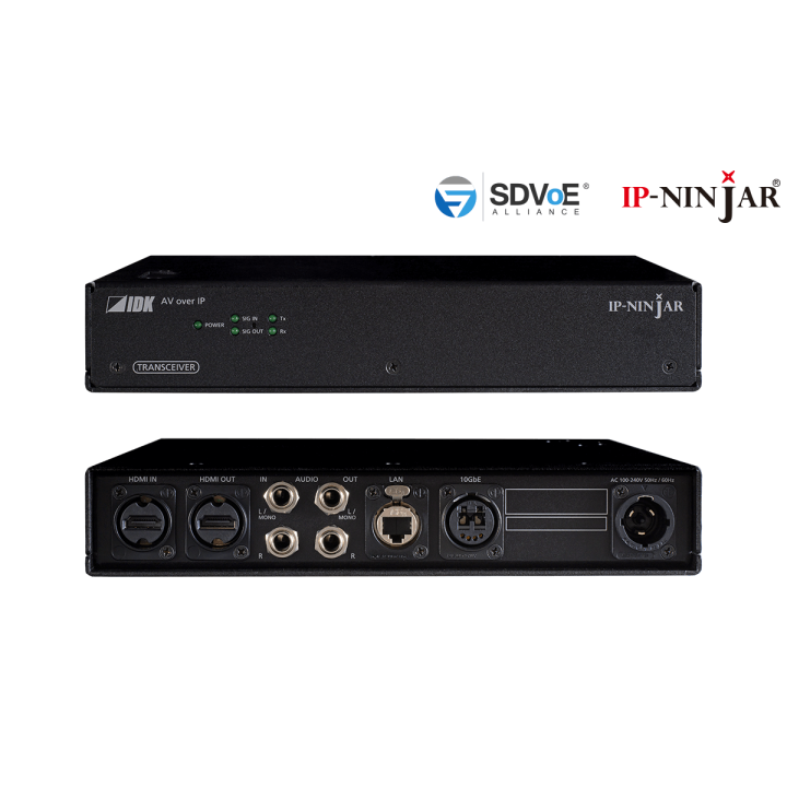 Transceiver IDK IDK-NJR-P01UFR-TRM | HDMI 4K@60 | fibre multimode durci IDK