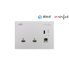 Plaque murale encodeur HDMI fibre IDK IDK-NJR-P01UFW-T | blanche | SFP+ séparé IDK