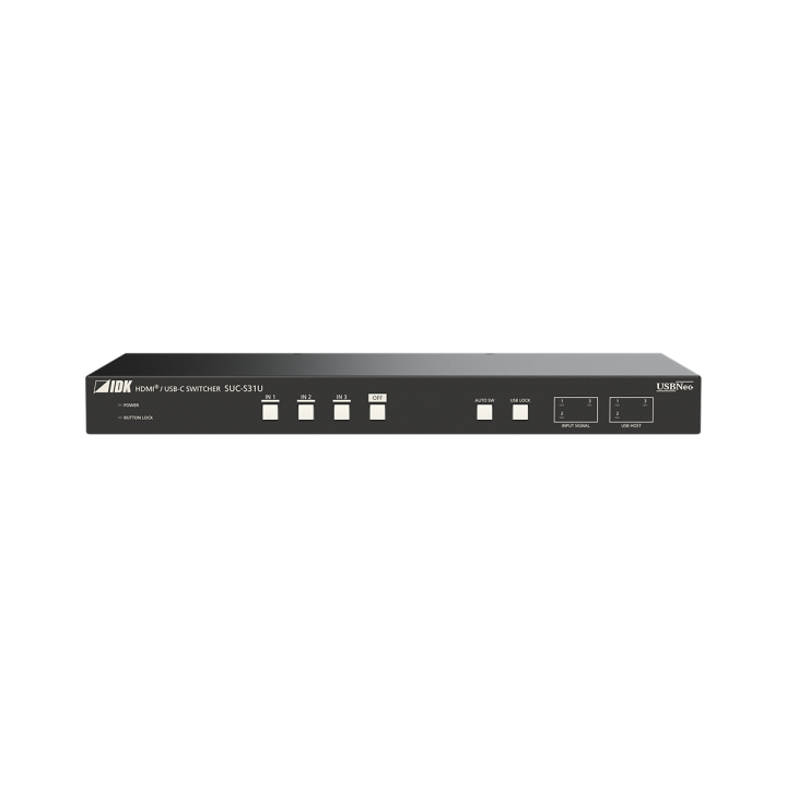 Sélecteur 4K@60 HDMI et USB-C IDK IDK-SUC-S31U | 3 entrées / 1 sortie | commutation multi-source IDK