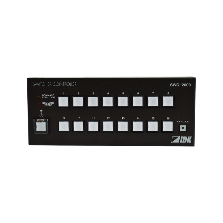Contrôleur à boutons programmable IDK IDK-SWC-2000 | 8 boutons | USB/RS-232 programmable 24/7 IDK