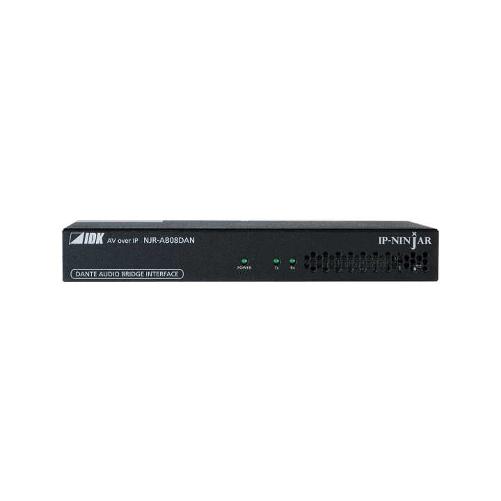 Interface audio bridge IDK IDK-NJR-AB08DAN | Dante | module SFP+ vendu séparément