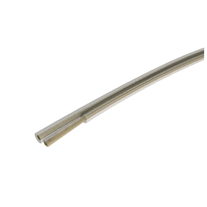 S2CEB - Câble hp meplat - 2 x 2.50 mm² - cuivre ofc - pvc incolore - prix au mètre S2CEB