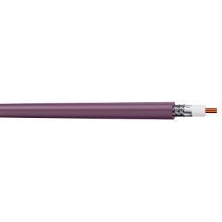 S2CEB - Câble Vidéo UHDTV 0.8/3.7 LSZH violet - 6mm + 5€ de coupe S2CEB