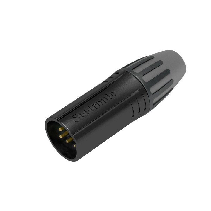 S2CEB - Fiche XLR male 5 points noir S2CEB