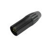 S2CEB - Fiche XLR male 5 points noir S2CEB