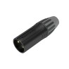 S2CEB - Fiche XLR male 3 points noir S2CEB
