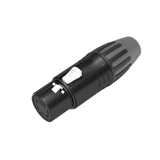 S2CEB - Fiche XLR femelle 3 pts noir S2CEB