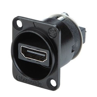 S2CEB - Embase HDMI femelle noire S2CEB