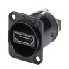 S2CEB - Embase HDMI femelle noire S2CEB