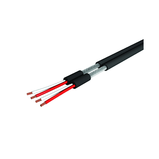S2CEB - Câble audio symetrique syndex -2 x 0,14 mm² - pvc noir - 100 m S2CEB