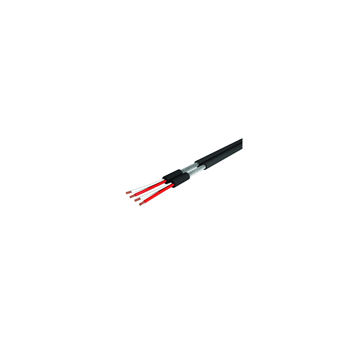 S2CEB - Câble audio symetrique syndex -2 x 0,14 mm² - pvc noir - 100 m S2CEB