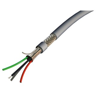 S2CEB - Câble dmx 512 - 2 x 2 x 0,34 mm² - frnc gris - à la coupe S2CEB
