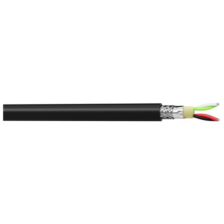 S2CEB - Câble dmx 512 - 2 x 2 x 0,34 mm² - pvc gris - à la coupe - prix au mètre S2CEB