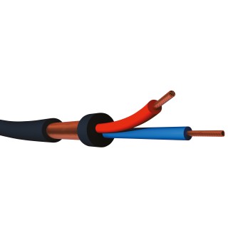 S2CEB - Câble micro numerique - 0,22 mm² - pvc noir - 100 m S2CEB