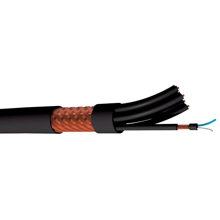 S2CEB - MultIPaires audio numerique 8 paires 0.22 mm² - noir - à la coupe S2CEB