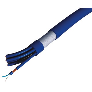 S2CEB - MultIPaires audio numerique 12 paires 0,22 mm² - bleu - à la coupe S2CEB