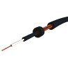 S2CEB - Câble guitare 0.22 mm² - pvc noir S2CEB